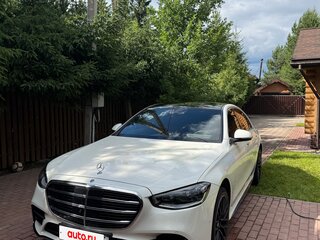2021 Mercedes-Benz S-Класс 400 d 4MATIC VII (W223), белый, 8500000 рублей, вид 1