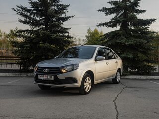 2022 Lada (ВАЗ) Granta Euro-2 I Рестайлинг, серебристый, 690000 рублей, вид 3