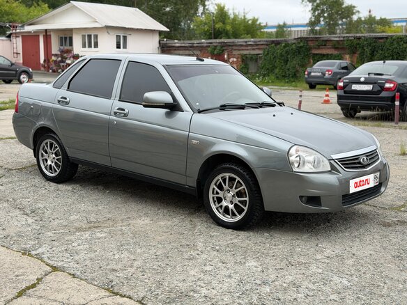 2012 Lada (ВАЗ) Priora I, серый, 450000 рублей - вид 3