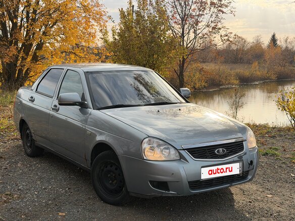 2007 Lada (ВАЗ) Priora I, серебристый, 135000 рублей