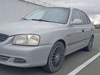 2005 Hyundai Accent ТагАЗ II, серебристый, 380000 рублей, вид 2