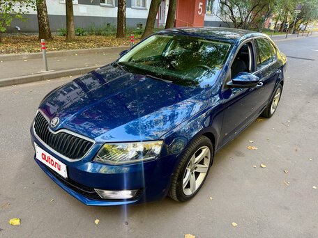 2014 Skoda Octavia III (A7), синий, 1195000 рублей, вид 1