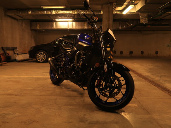 2019 Yamaha MT-03, синий, 469000 рублей - вид 3