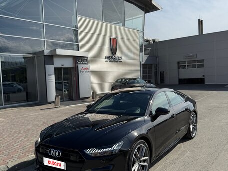 2022 Audi A7 55 TFSI II (4K), чёрный, 6500000 рублей, вид 3