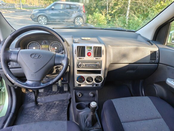 2007 Hyundai Getz I Рестайлинг, зелёный - вид 8