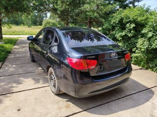 2008 Hyundai Elantra IV (HD), чёрный, 530000 рублей, вид 4