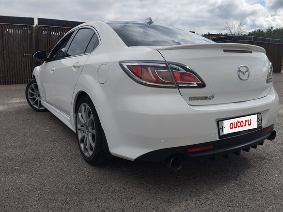 2012 Mazda 6 II (GH) Рестайлинг, белый, 990000 рублей - вид 4