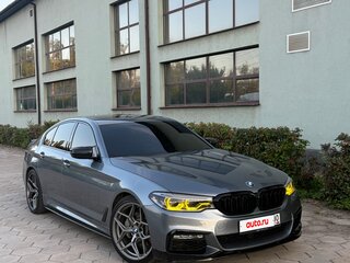 2017 BMW 5 серии 540i VII (G30/G31/G38), серый, 3800000 рублей, вид 2