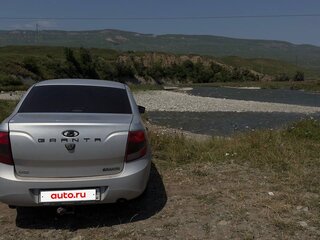 2012 Lada (ВАЗ) Granta I, серебристый, 315000 рублей, вид 3