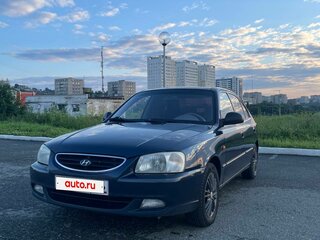 2006 Hyundai Accent ТагАЗ II, синий, 370000 рублей, вид 1
