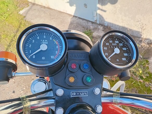 1988 Jawa 350/638, красный, 230000 рублей - вид 5