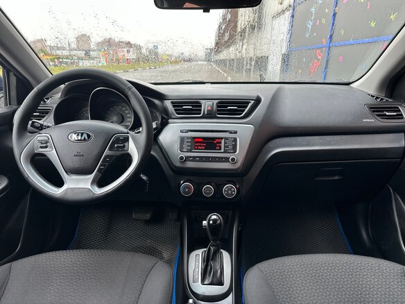 2015 Kia Rio III Рестайлинг, синий - вид 11