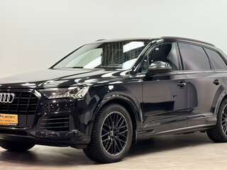 2021 Audi Q7 45 TDI II (4M) Рестайлинг, чёрный, 6100000 рублей, вид 1