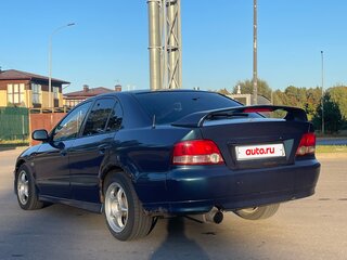 2001 Mitsubishi Galant VIII Рестайлинг, синий, 280000 рублей, вид 4