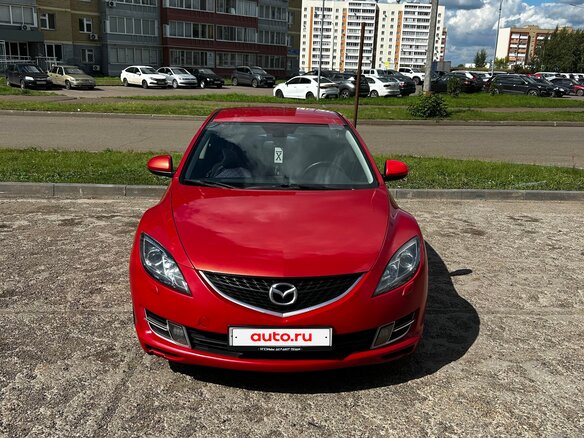 2008 Mazda 6 II (GH), красный, 520000 рублей