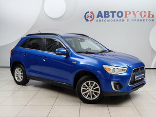 2014 Mitsubishi ASX I Рестайлинг, синий, 885000 рублей, вид 1