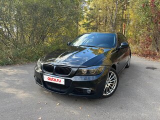 2009 BMW 3 серии 320i V (E90/E91/E92/E93) Рестайлинг, чёрный, 1200000 рублей, вид 3