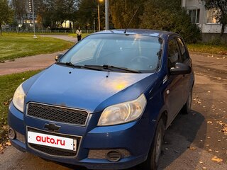 2009 Chevrolet Aveo I Рестайлинг, синий, 348000 рублей, вид 2