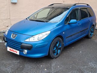 2006 Peugeot 307 I Рестайлинг, синий, 290000 рублей, вид 1
