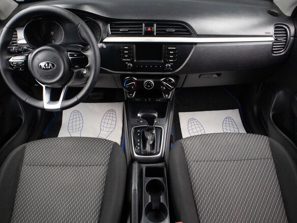 2019 Kia Rio IV, синий, 1299000 рублей - вид 6