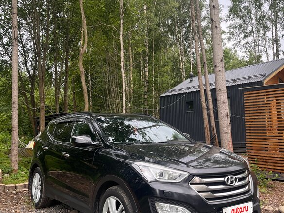 2012 Hyundai Santa Fe III, чёрный, 1650000 рублей - вид 1