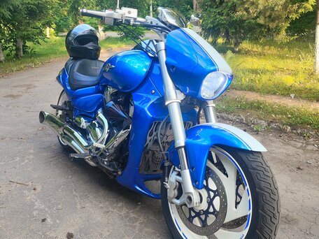 2007 Suzuki Boulevard M109R, синий, 1050000 рублей, вид 1