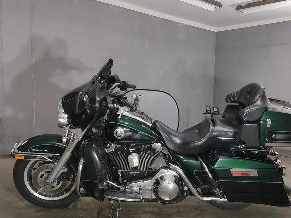 1997 Harley-Davidson Electra Glide, зелёный - вид 1