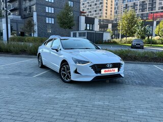 2021 Hyundai Sonata VIII (DN8), белый, 1450000 рублей, вид 4