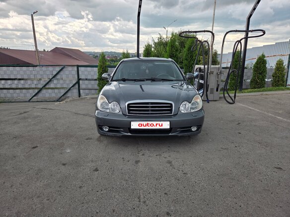 2005 Hyundai Sonata ТагАЗ IV (EF) Рестайлинг, серый, 550000 рублей - вид 3