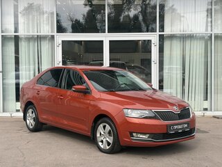 2017 Skoda Rapid I Рестайлинг, оранжевый, 1150000 рублей, вид 3