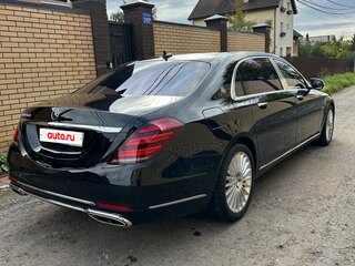 2020 Mercedes-Benz Maybach S-Класс 450 I (X222) Рестайлинг, чёрный, 9490000 рублей, вид 4