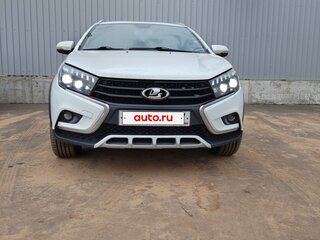 2018 Lada (ВАЗ) Vesta SW Cross I, белый, 770000 рублей, вид 4