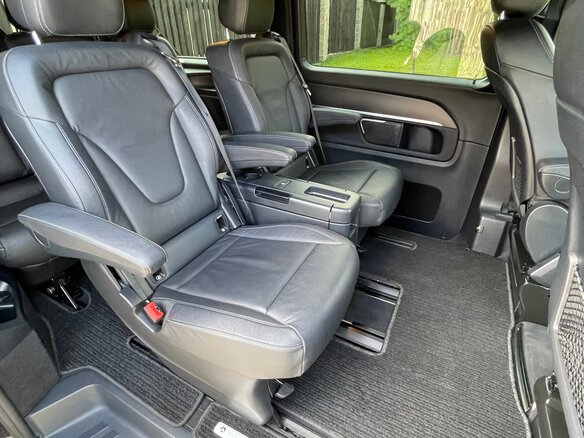 2022 Mercedes-Benz V-Класс 300 d длинный III (W447) Рестайлинг, чёрный - вид 12