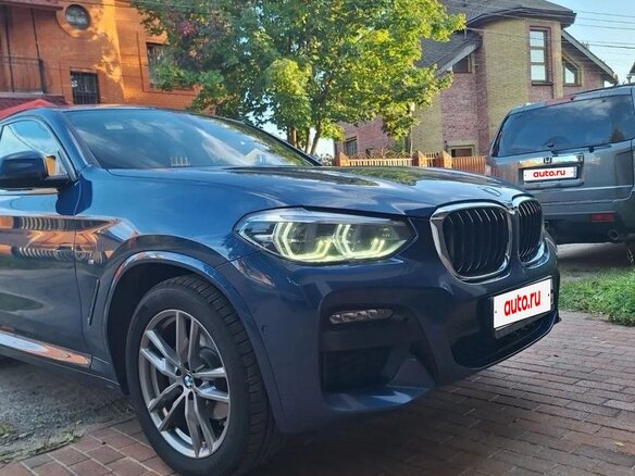 2019 BMW X4 20d II (G02), синий - вид 4