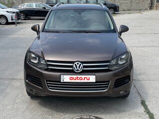 2012 Volkswagen Touareg II, коричневый, 1200000 рублей, вид 4