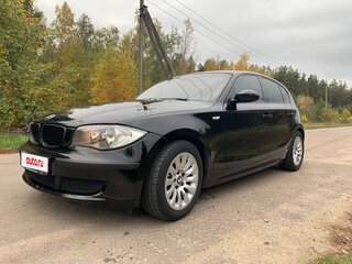 2008 BMW 1 серии 116i I (E81/E82/E87/E88) Рестайлинг, чёрный, 720000 рублей, вид 1