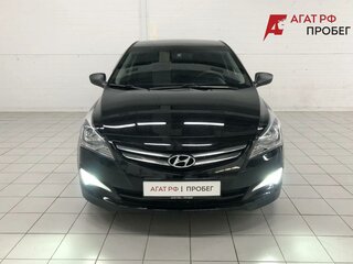 2014 Hyundai Solaris I Рестайлинг, чёрный, 985000 рублей, вид 2