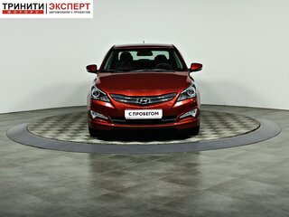 2016 Hyundai Solaris I Рестайлинг, красный, 1176000 рублей, вид 2