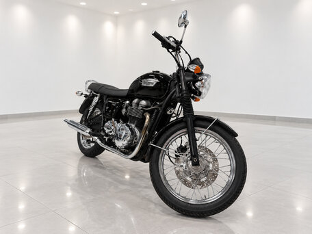 2007 Triumph Bonneville T100, чёрный, 413699 рублей, вид 1