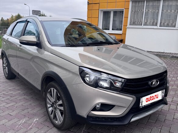 2020 Lada (ВАЗ) Vesta SW Cross I, серый, 1250000 рублей - вид 3