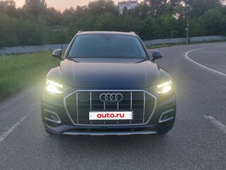 2021 Audi Q5 45 TFSI II (FY) Рестайлинг, синий, 2850000 рублей, вид 3