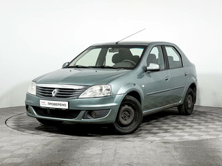 2011 Renault Logan I Рестайлинг, синий, 350000 рублей, вид 1