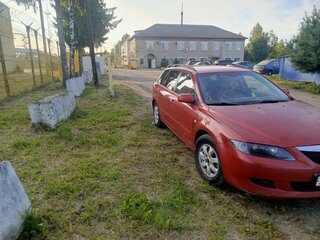 2004 Mazda 6 I (GG), красный, 350000 рублей, вид 2