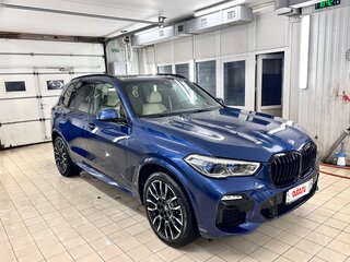 2019 BMW X5 40i IV (G05/G18), синий, 4550000 рублей, вид 2