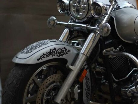 2006 Yamaha XVS1100, серебристый, 590000 рублей, вид 1