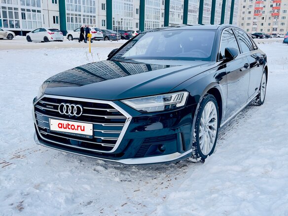 2020 Audi A8 Long 55 TFSI IV (D5), чёрный, 7500000 рублей - вид 1