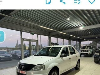 2014 Renault Logan I Рестайлинг, белый, 365000 рублей, вид 1