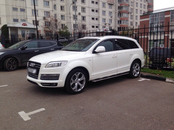 2007 Audi Q7 I (4L), белый