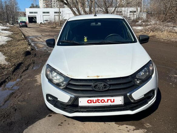 2020 Lada (ВАЗ) Granta I Рестайлинг, белый, 510000 рублей - вид 1