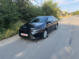 2015 Toyota Camry VII (XV50) Рестайлинг, чёрный, 1850000 рублей, вид 2